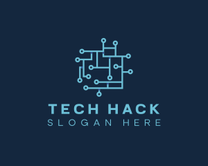 Tech Circuit Network logo design