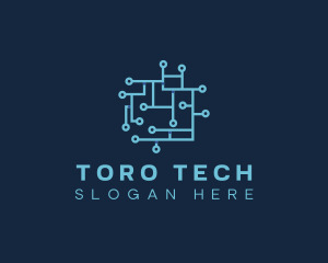 Tech Circuit Network logo design