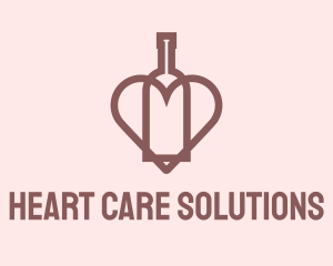 Heart Wine Bar  logo design