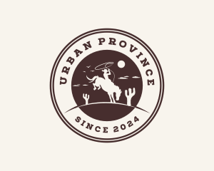 Province - Cowboy Horse Rodeo logo design