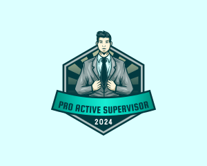 Supervisor - Professional Business Agent logo design