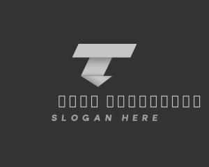 Generic Professional Origami Letter T Logo