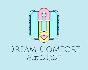 Pillow - Baby Pin And Pillow logo design