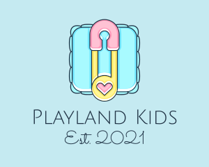 Baby Pin And Pillow logo design