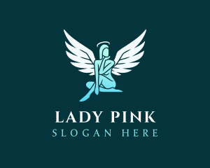 Body - Female Angel Wings logo design