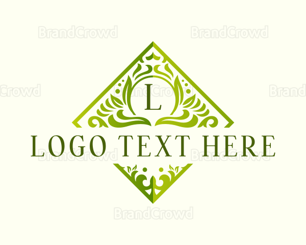 Deluxe Floral Ornament Logo