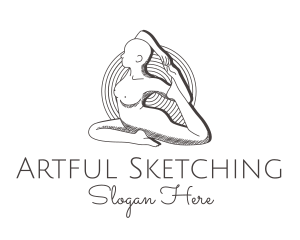 Human Body Sketch  logo design