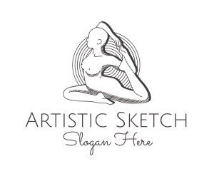 Human Body Sketch  logo design