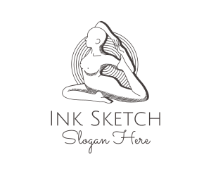 Human Body Sketch  logo design