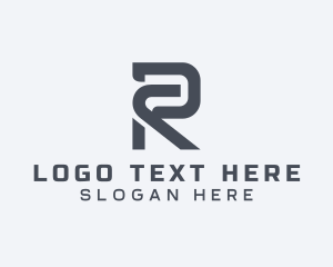 Industrial Construction Builder Letter R Logo