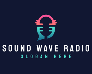 Radio Station - Podcast Talk Radio logo design