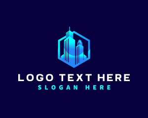 Contractor - Building Structure Real Estate logo design