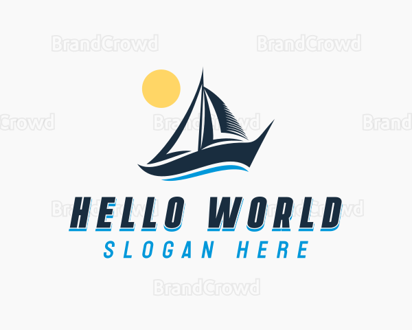 Sailing Yacht Cruise Logo