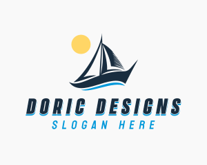 Sailing Yacht Cruise Logo