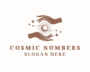 Cosmic Universe Hand logo design