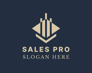 Sales - Statistics Business Graph logo design