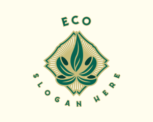 Marijuana - Botanical Cannabis Farm logo design