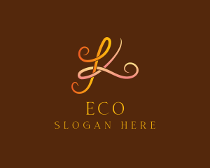 Elegant Gradient Stylish String Logo