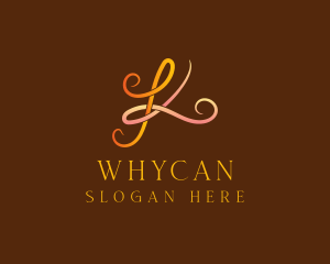 Elegant Gradient Stylish String Logo