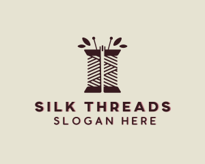 Seamstress Sewing Thread logo design