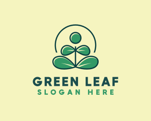 Nature Leaf Yoga logo design