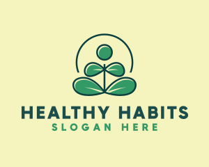 Nature Leaf Yoga logo design