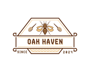 Eco Natural Honey Bee Logo