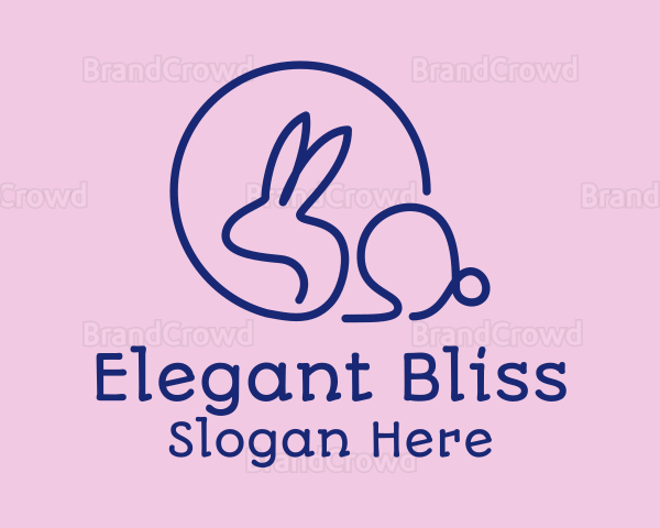 Purple Pet Bunny Logo