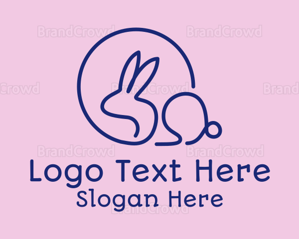 Purple Pet Bunny Logo