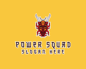 Squad - Dragon Head Gaming logo design
