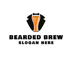 Beer Tuxedo Bar  logo design