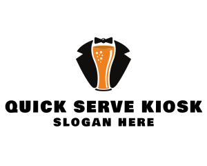 Beer Tuxedo Bar  logo design