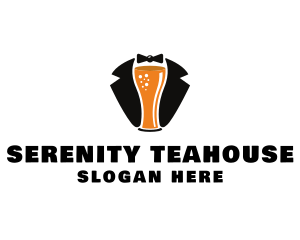 Beer Tuxedo Bar  logo design