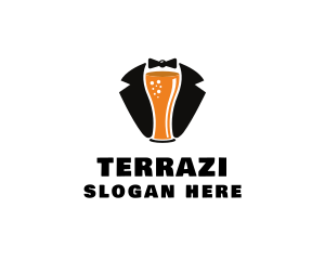 Beer Tuxedo Bar  logo design