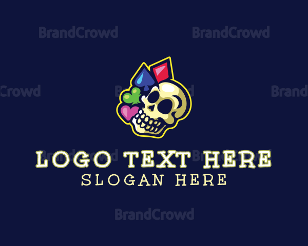 Gambling Skull Casino Logo