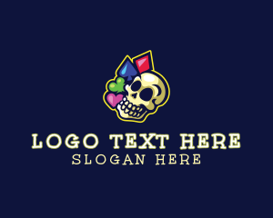 Gambling Skull Casino Logo