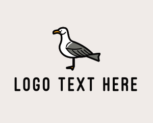 Seabird - Seagull Bird Sanctuary logo design