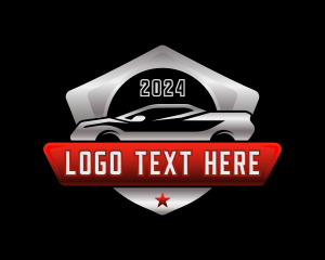 Driving - Car Racing Sedan logo design