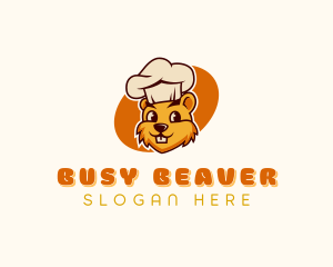 Beaver - Cooking Chef Beaver logo design