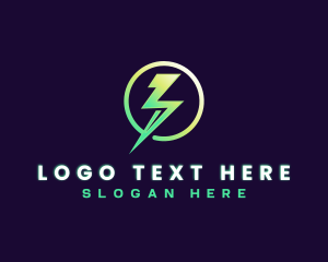 Storm - Lightning Power Generator logo design