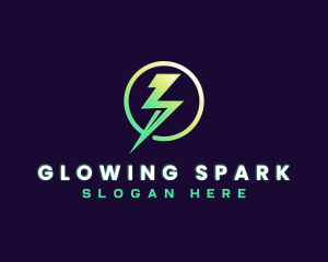 Lightning Power Generator logo design