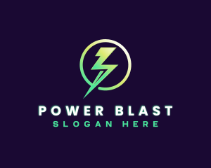 Lightning Power Generator logo design