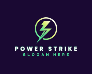 Lightning Power Generator logo design