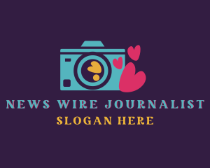Journalist - Creative Photography Camera logo design