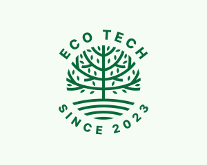 Ecosystem - Forest Tree Nature Garden logo design