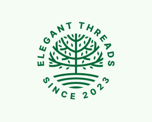 Forest Tree Nature Garden  logo design