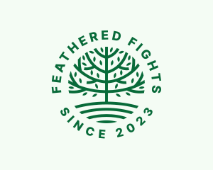 Forest Tree Nature Garden  logo design