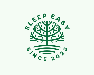 Forest Tree Nature Garden  logo design