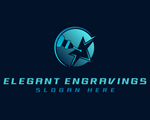 Industrial Laser Engraving logo design