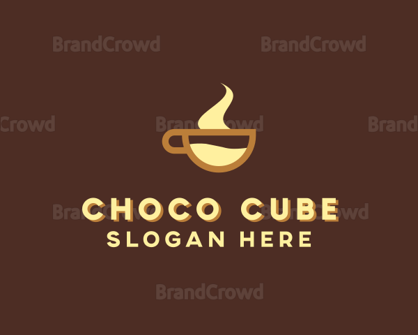 Hot Chocolate Beverage Logo